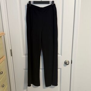 Elegant Black Women's Straight Leg Pants